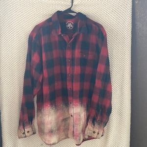 Ombré Bleached Flannel